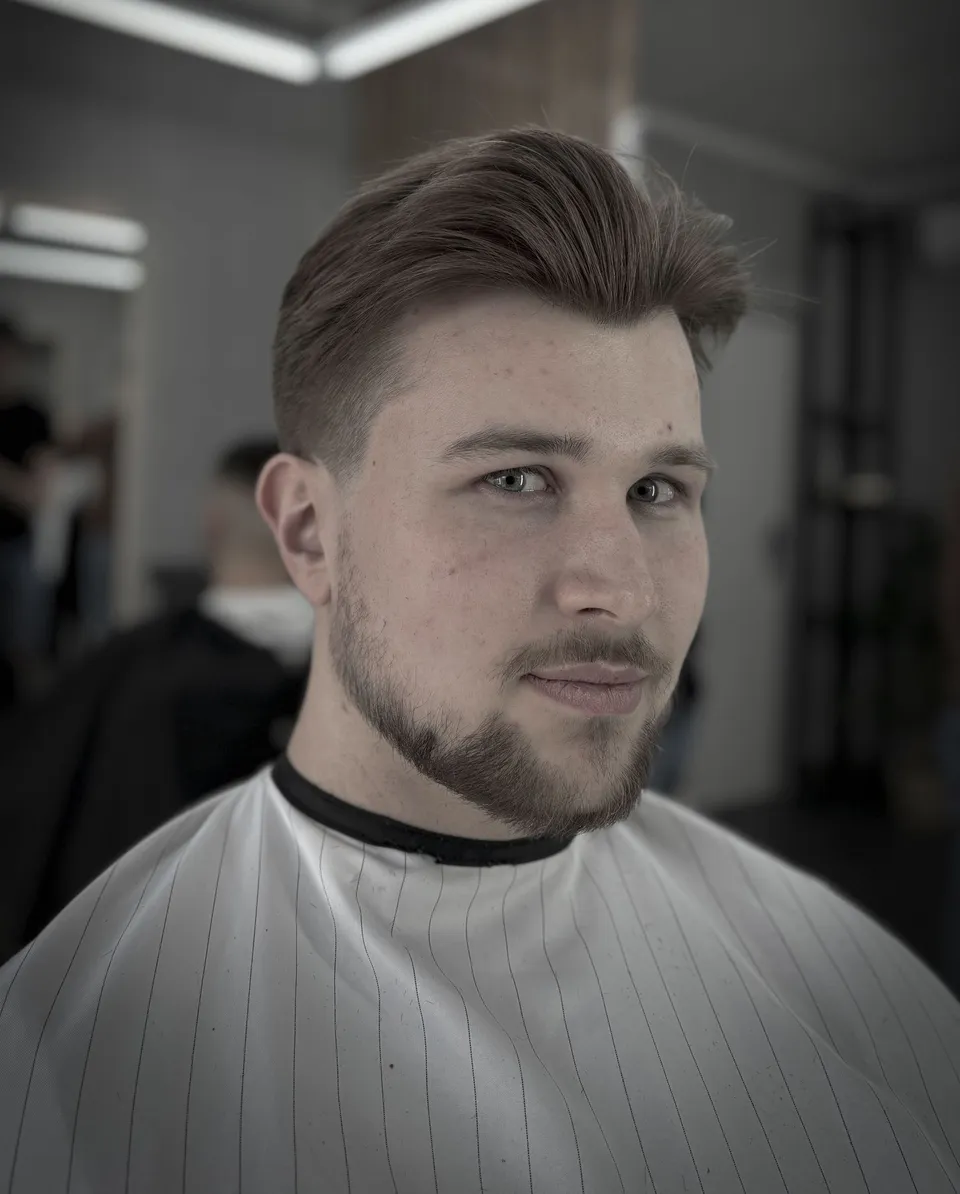 Realizacja fryzury w Burdan Barber, zdjęcie 1